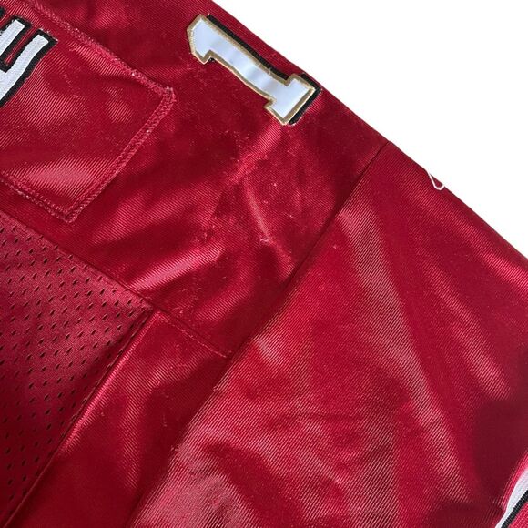 Official NFL San Francisco 49ers Red‎ Jersey #11 A. Smith 60th Anniversary - Picture 5 of 11